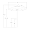 California Umbrella 6' Grove Series Wood Pole Hardwood Ribs Sunbrella Macaw 194061338230 - alternate 3